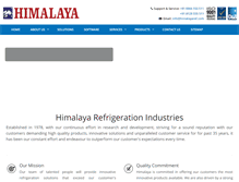 Tablet Screenshot of himalayaref.com
